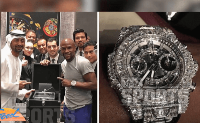 “ฟลอยด์” ควัก 39 ล้านซื้อนาฬิกาฝังเพชรจากดูไบ