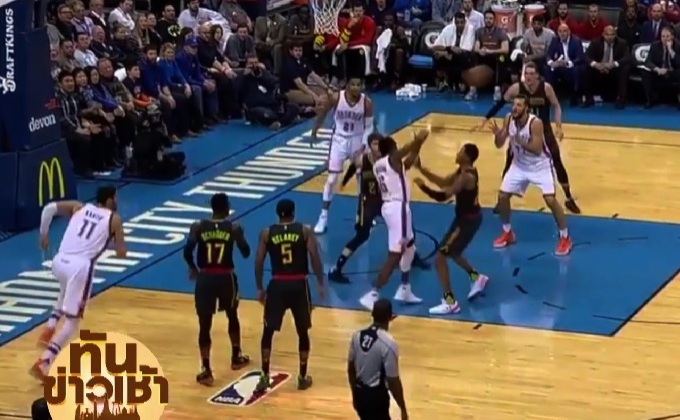 ฮอว์คสดับร้อน “เวสต์บรูก” บุกเฉือนโอเคซีถึงรัง