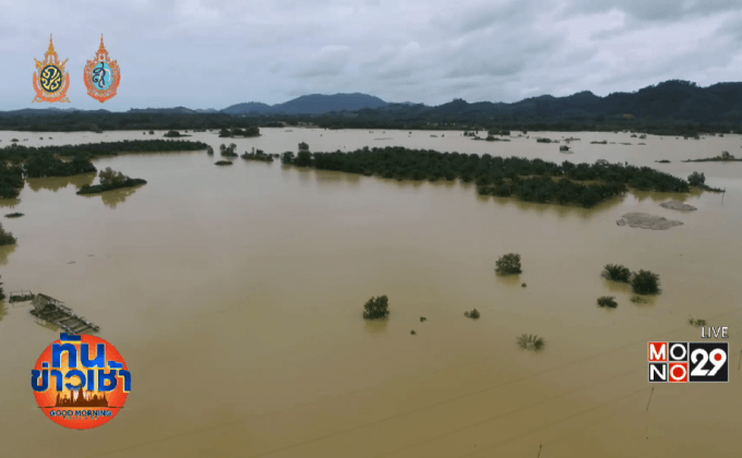 จ.พังงา ฝนตกหนัก น้ำป่าไหลหลาก ท่วม 5 อำเภอ