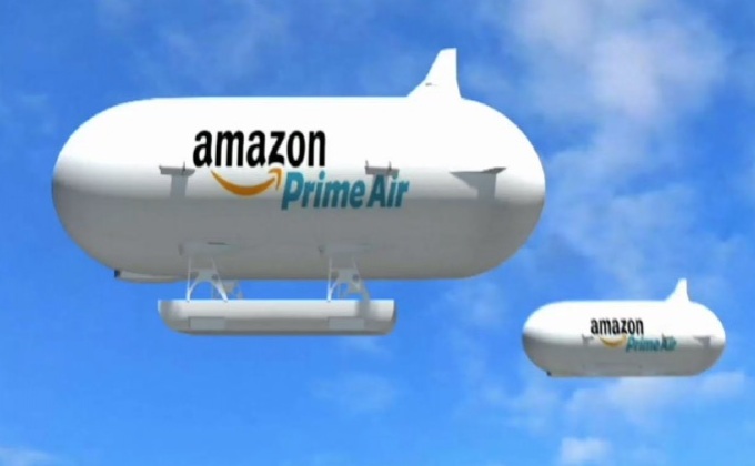 Amazon จดสิทธิบัตรเรือเหาะไร้คนขับ