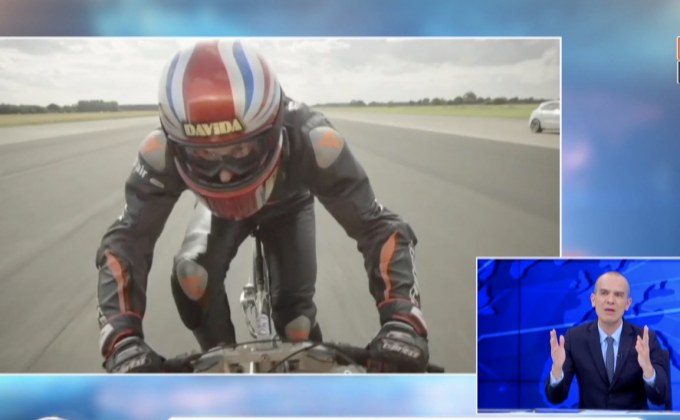 ทุบสถิติขี่จักรยานเร็วที่สุดในโลก