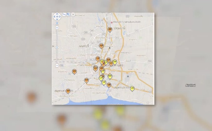 กรุงเทพฯ-ปริมณฑล ฝุ่น PM 2.5 เกินมาตรฐาน 13 พื้นที่