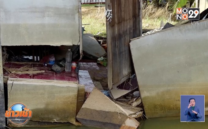 น้ำท่วมอุบลฯ เริ่มคลี่คลาย เตรียมฟื้นฟูบ้านเรือน