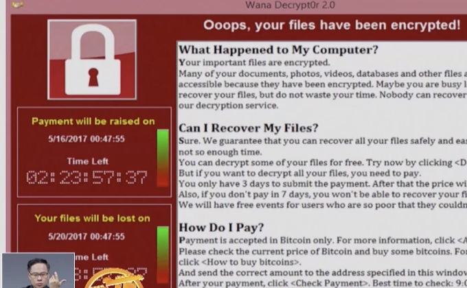เผยเหยื่อไวรัสเรียกค่าไถ่มากกว่า 200,000 ราย