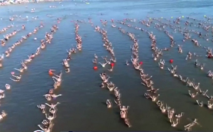 อาร์เจนตินาทำสถิติลอยตัวในน้ำมากที่สุดในโลก