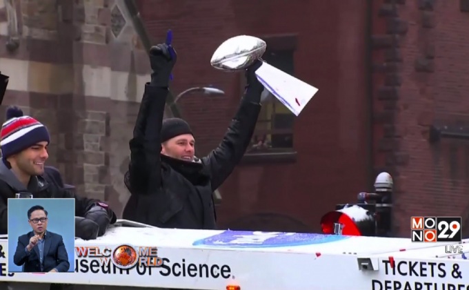 “แพทริออตส์” ถึงบ้าน แฟนแห่ซื้อเสื้อร่วมฉลอง