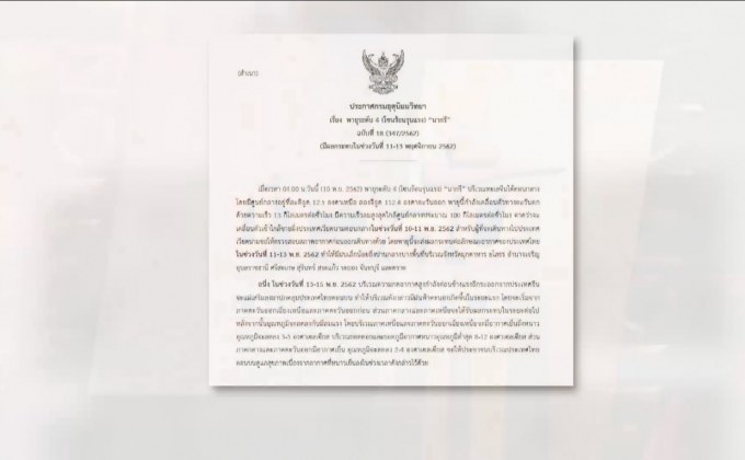 กรมอุตุฯ เตือน 10 จังหวัดเตรียมรับฝน