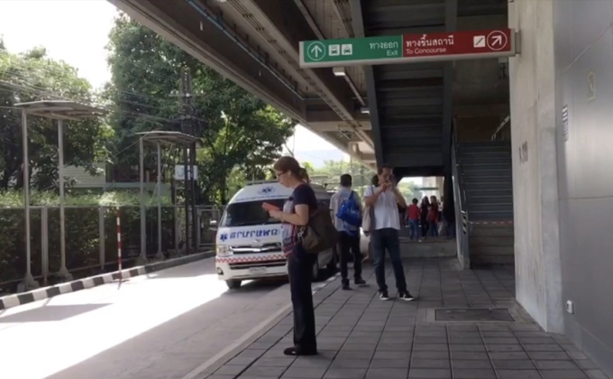 หญิงกระโดดรถไฟแอร์พอร์ตลิ้งค์เสียชีวิต