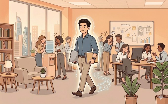 กลยุทธ์ “พนักงานสายล่องหน”: งานปังแต่ไร้ตัวตนในดราม่า