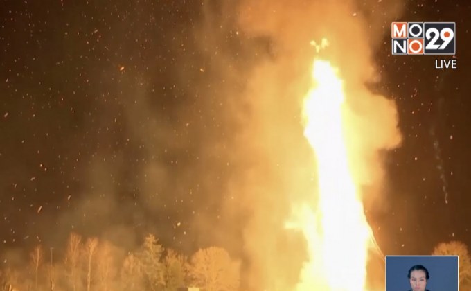 ออสเตรียทำสถิติกองไฟสูงสุดในโลก