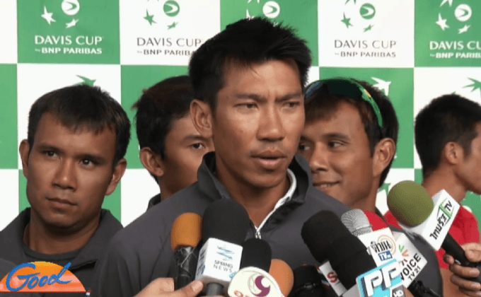 “ภราดร” หวังไทยได้แต้มวันแรกศึกเดวิสคัพ