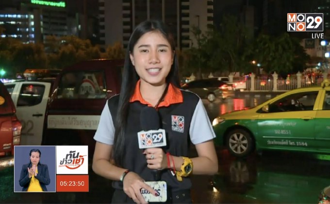 บรรยากาศการเดินทางบริเวณอนุสาวรีย์ชัยสมรภูมิ