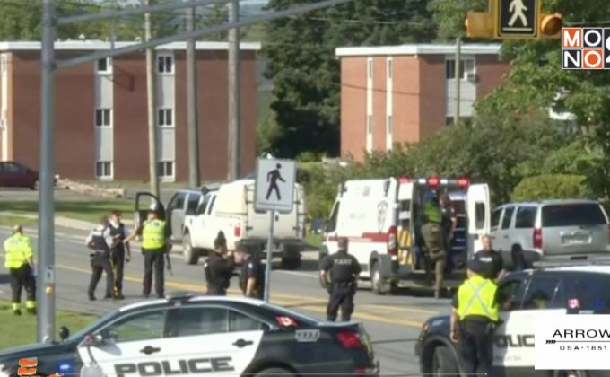 เหตุกราดยิงในแคนาดา ตำรวจเสียชีวิต 2 นาย