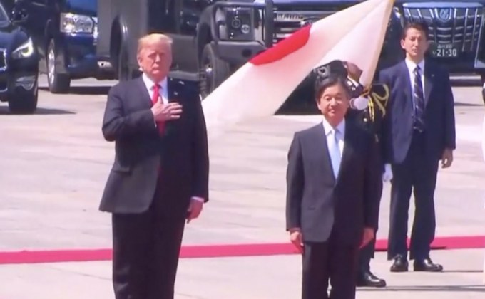 ผู้นำสหรัฐฯ เข้าเฝ้าจักรพรรดิพระองค์ใหม่แห่งญี่ปุ่น