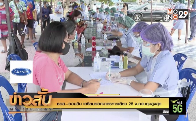 ธอส.–ออมสิน เตรียมออกมาตรการเยียวยา 28 จ.ควบคุมสูงสุด