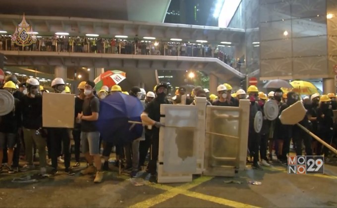 ตำรวจปะทะกลุ่มผู้ประท้วงในฮ่องกง