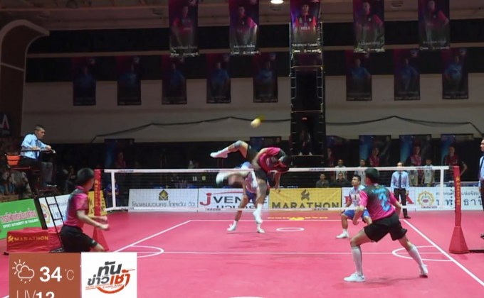 กาฬสินธุ์ตกม้าตาย กรุงเทพธนฯ ลิ่วรอบซูเปอร์โบว์ลตะกร้อลีก