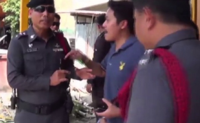 ตำรวจบุกจับคนขู่ฆ่าปิดซอยยิงกัน  จ.ชลบุรี