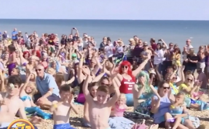 อังกฤษสร้างสถิติโลกงานชุมนุมเงือก