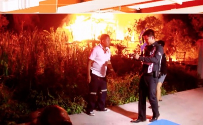 ไฟไหม้บ้านวอดพบผู้เสียชีวิต 2 คนที่ จ.นครปฐม