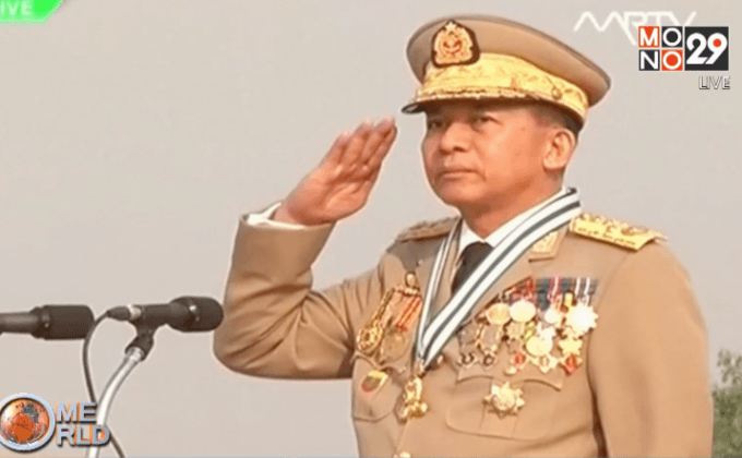 แสดงแสนยานุภาพฉลองวันกองทัพเมียนมา