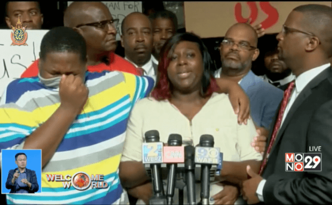 ประท้วงตำรวจสหรัฐฯ ยิงชายผิวสีตาย