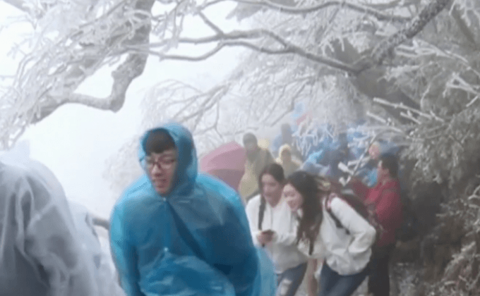 ตอนกลางและตะวันออกของจีนเผชิญอากาศเย็น1-2-3