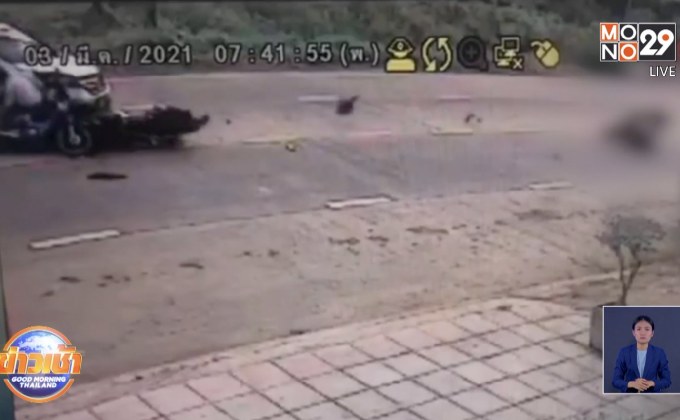 สุดเศร้า รถยนต์กลับรถกระชั้นชิด ช่างภาพทีวีเบรกไม่ทันพุ่งชนเสียชีวิต