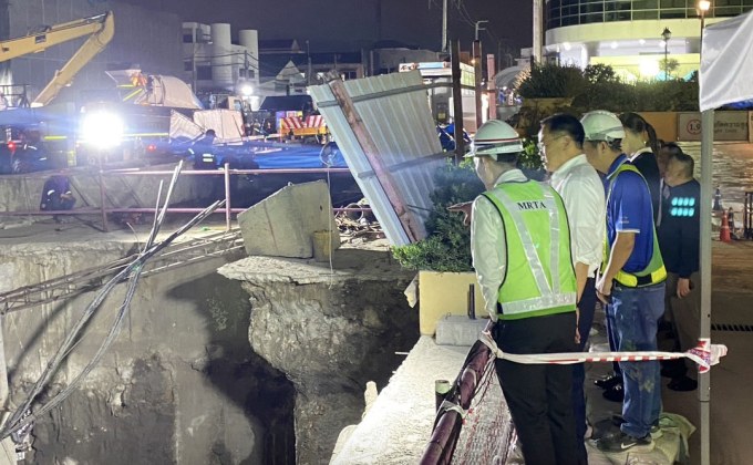 อนุทินตรวจถนนสามเสนทรุด คาดคืนผิวจราจร 7–8 ต.ค.