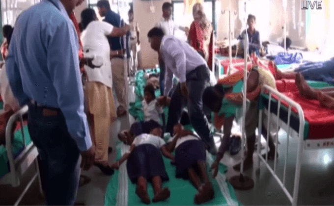 อาหารโรงเรียนเป็นพิษ ทำเด็กป่วยนับร้อยคน