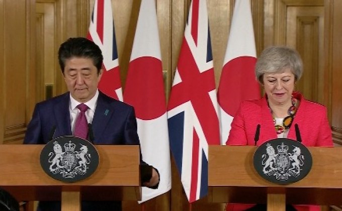 ผู้นำญี่ปุ่นคาดหวังอังกฤษจะหลีกเลี่ยงเบร็กซิทที่ไม่มีข้อตกลงได้