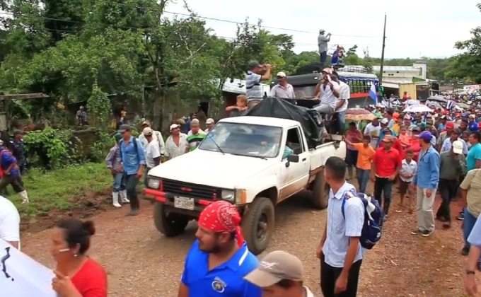 ชาวนิการากัวประท้วงขุดคลองเชื่อมมหาสมุทร