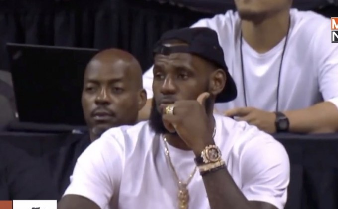 “คิงเจมส์” โผล่ชมเลเกอร์สลุย NBA ซัมเมอร์ลีก