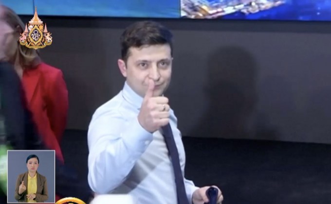 ดาราตลกยูเครนคะแนนนำศึกเลือกตั้ง ปธน. ชิงดำ 21 เม.ย.