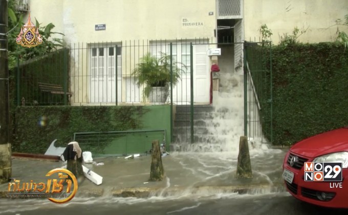 “ริโอเดอจาเนโร” ประกาศภาวะฉุกเฉินเหตุพายุรุนแรง