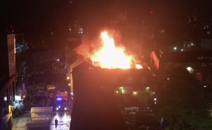 เพลิงไหม้ตลาดแคมเดนในอังกฤษ