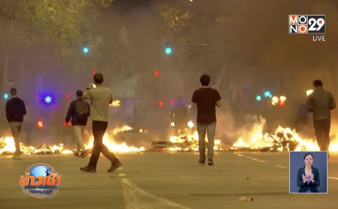 ชาวเมือง “บาเซโลน่า” ยังประท้วงต่อเนื่อง