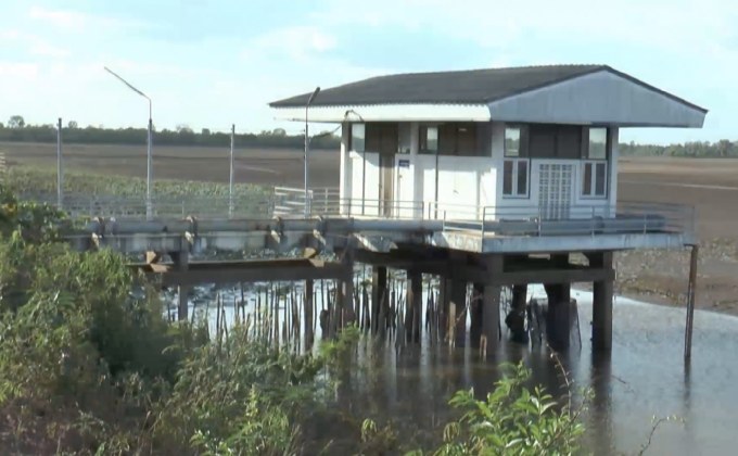 เขื่อนอุบลรัตน์ ปริมาณน้ำใช้การได้ติดลบ