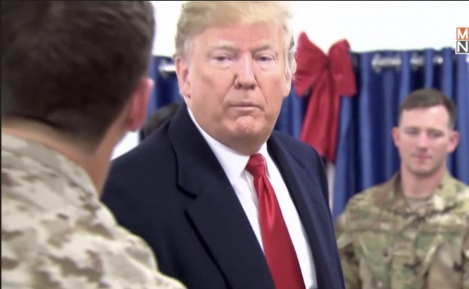 ทรัมป์เดินทางเยี่ยมทหารในอิรัก