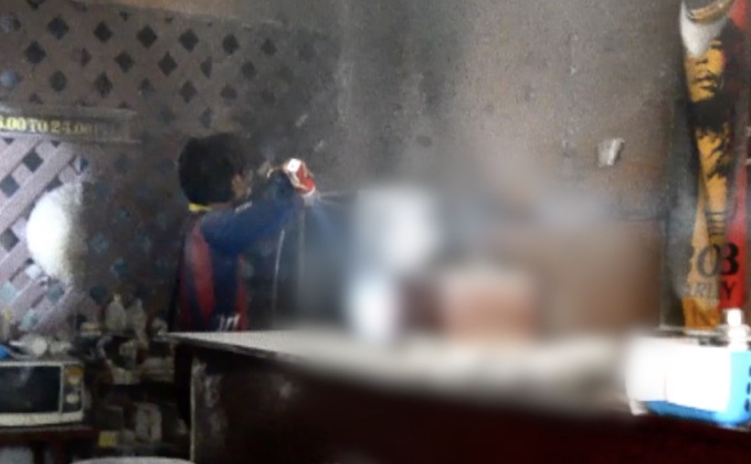 ตู้เย็นระเบิดเกือบเกิดเพลิงไหม้อาคารที่อยุธยา