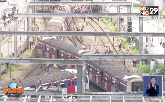 รถไฟฮ่องกงตกราง บาดเจ็บ 5 ราย