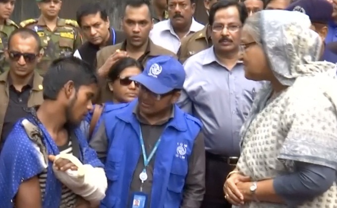 นายกฯ บังกลาเทศเยี่ยมผู้อพยพโรฮีนจา