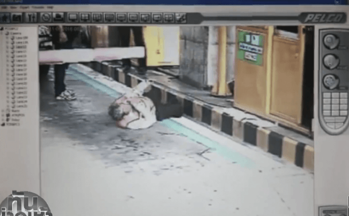 หนุ่มกระบะเลือดร้อน ชกหน้า รปภ.ทางด่วน