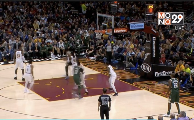 “เลอบรอน” นำแคฟส์สยบกวางหนุ่ม ยัดห่วง NBA