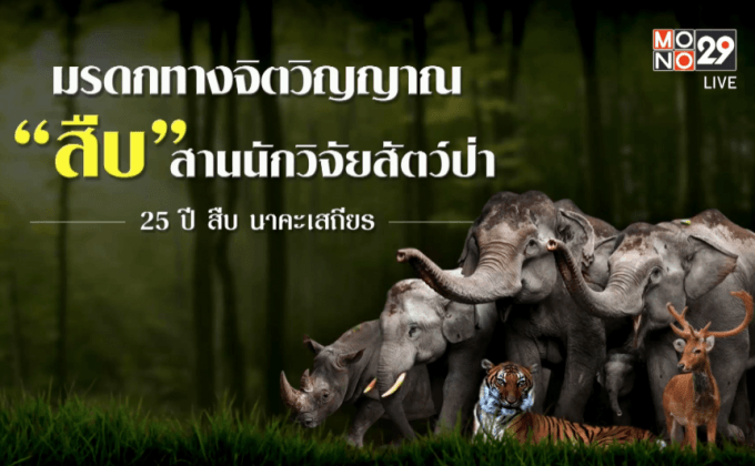 มรดกทางจิตวิญญาณ “สืบ” สานนักวิจัยสัตว์ป่า ตอน 1