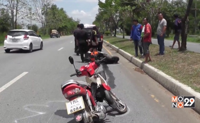 นทท.ขี่บิ๊กไบค์ชน จยย.ผู้สูงอายุเสียชีวิตทั้งคู่