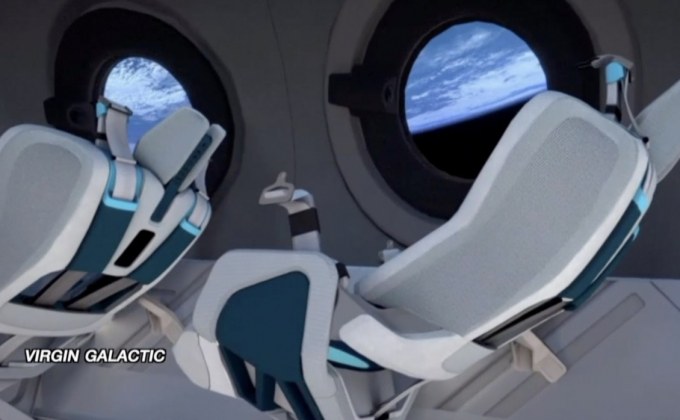 ​เผยโฉมห้องโดยสาร “เวอร์จิ้น กาแลคติก”