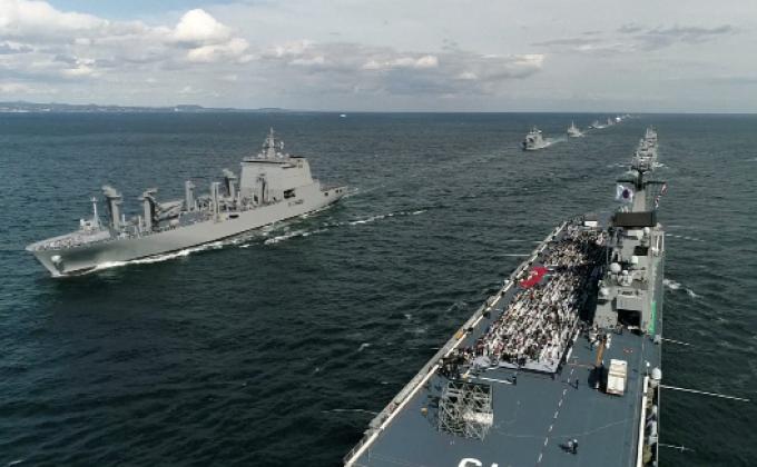 เกาหลีใต้เป็นเจ้าภาพสวนสนามทางเรือนานาชาติ