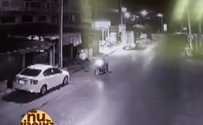 โจรแสบ ฉกจักรยานยนต์จอดหน้าร้าน