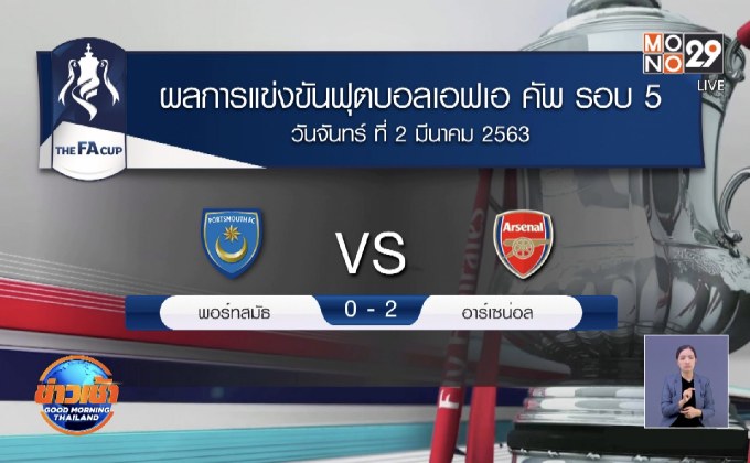 ผลการแข่งขันฟุตบอลเอฟเอ คัพ รอบ 5